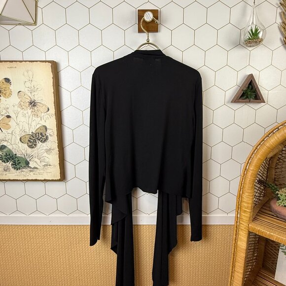 Black Two-Piece Dressy Set with Embellished Flare Leg Detail - Size - Large - Picture 3 of 10